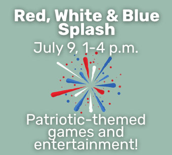 Red, White and Blue Splash