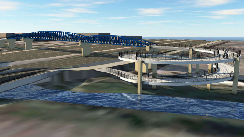 Bicycle and Pedestrian Bridge Project Preview