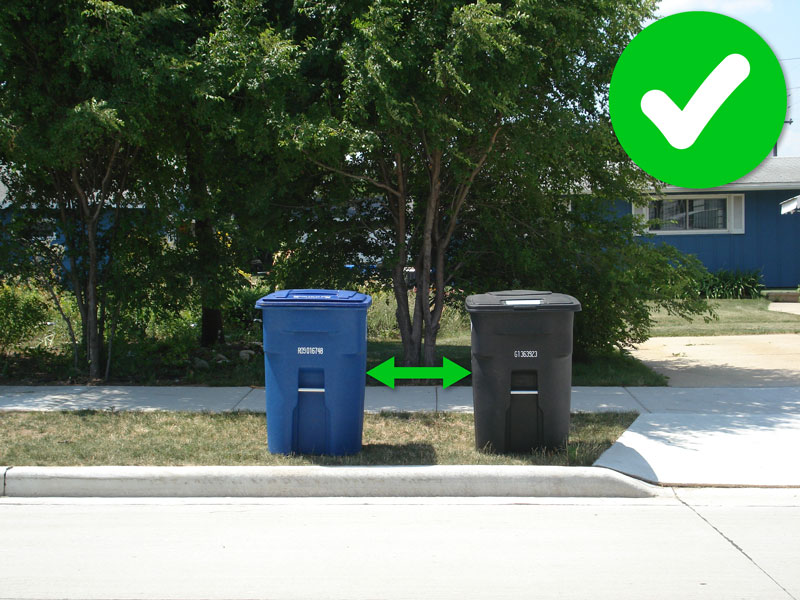 Proper cart placement example 5