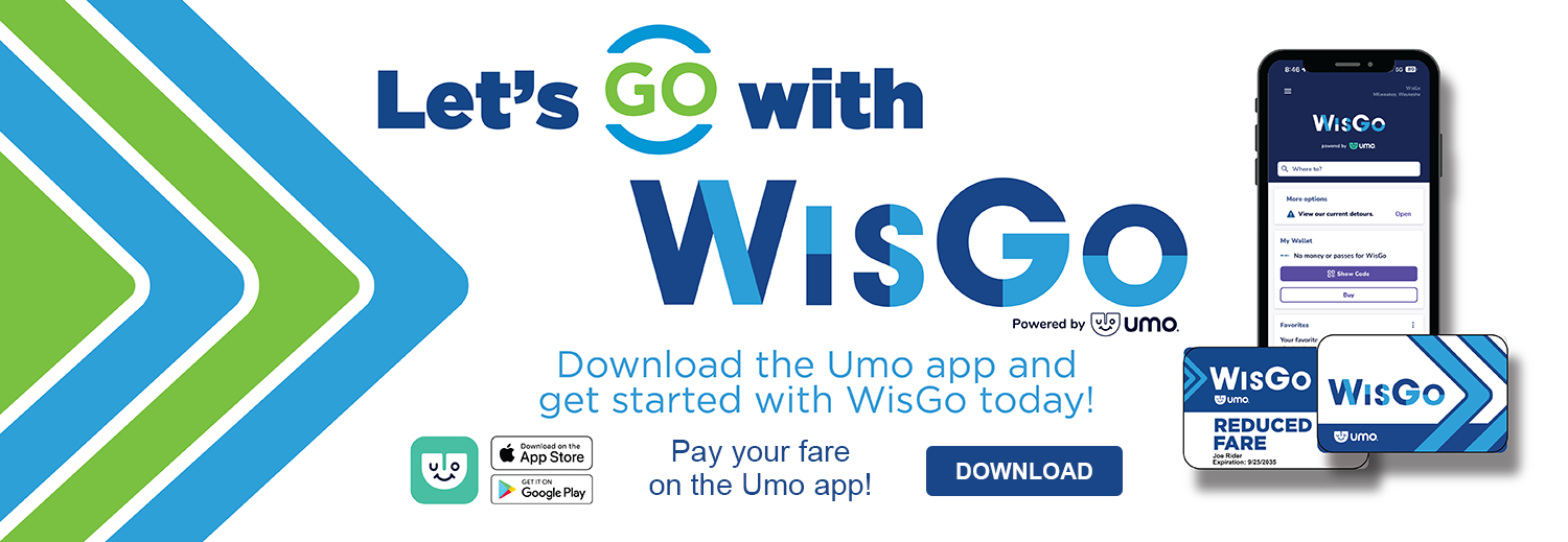 Lets Go with WisGo - Download the App