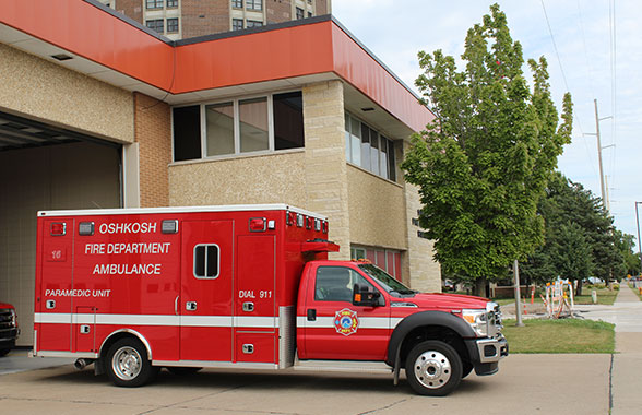 2016 Lifeline Ambulance with a Ford F550 chassis