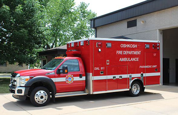 2016 Lifeline Ambulance with a Ford F550 chassis