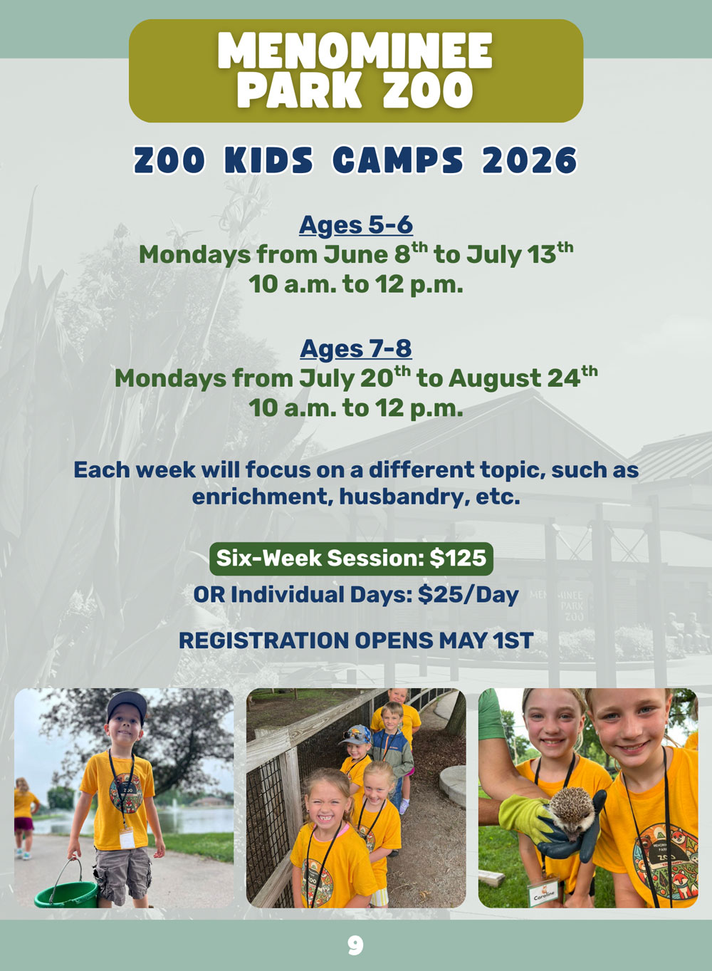 Zoo Kids Camps